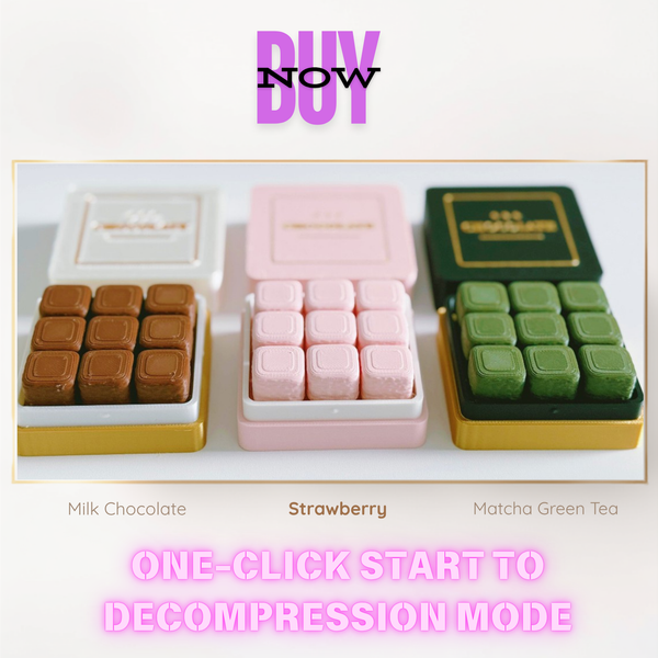 巧克力點點樂 – 3D 列印解壓方塊套裝（三種口味全套）