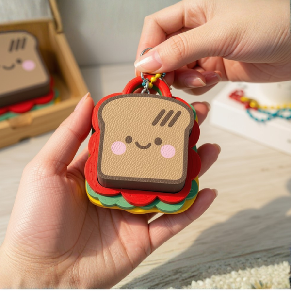 三文治按按 (Sandwich Click Keychain)