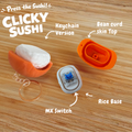三文魚壽司按按 (Sushi Click Keychain)-無用良品