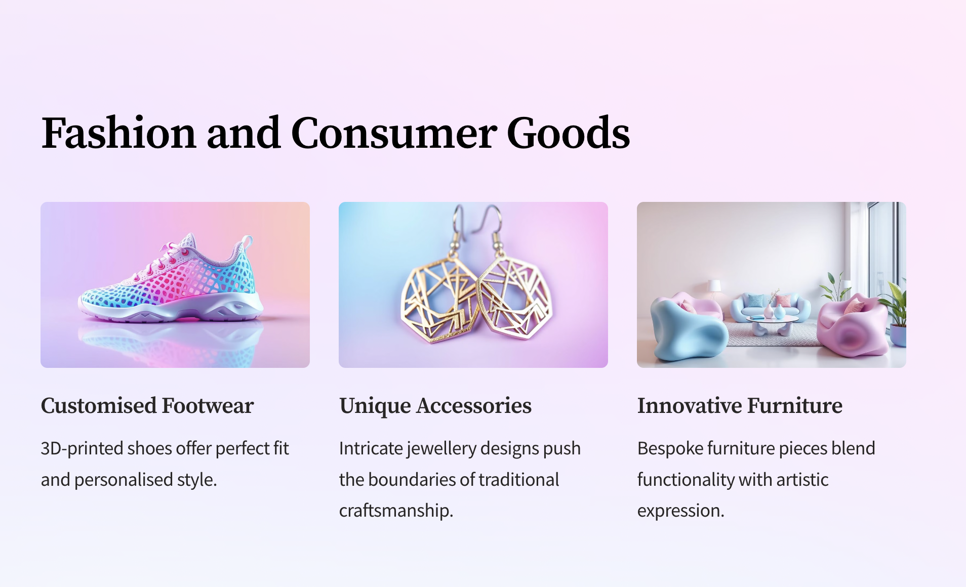 Fashion and Consumer Goods