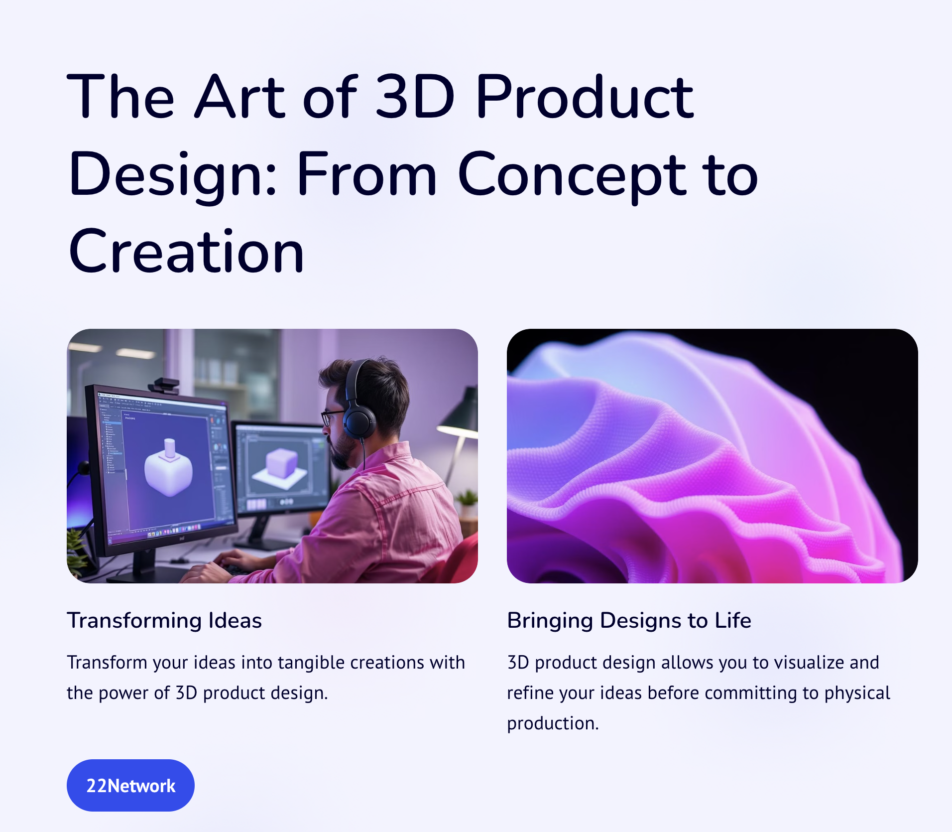 The Art of 3D Product Design: From Concept to Creation