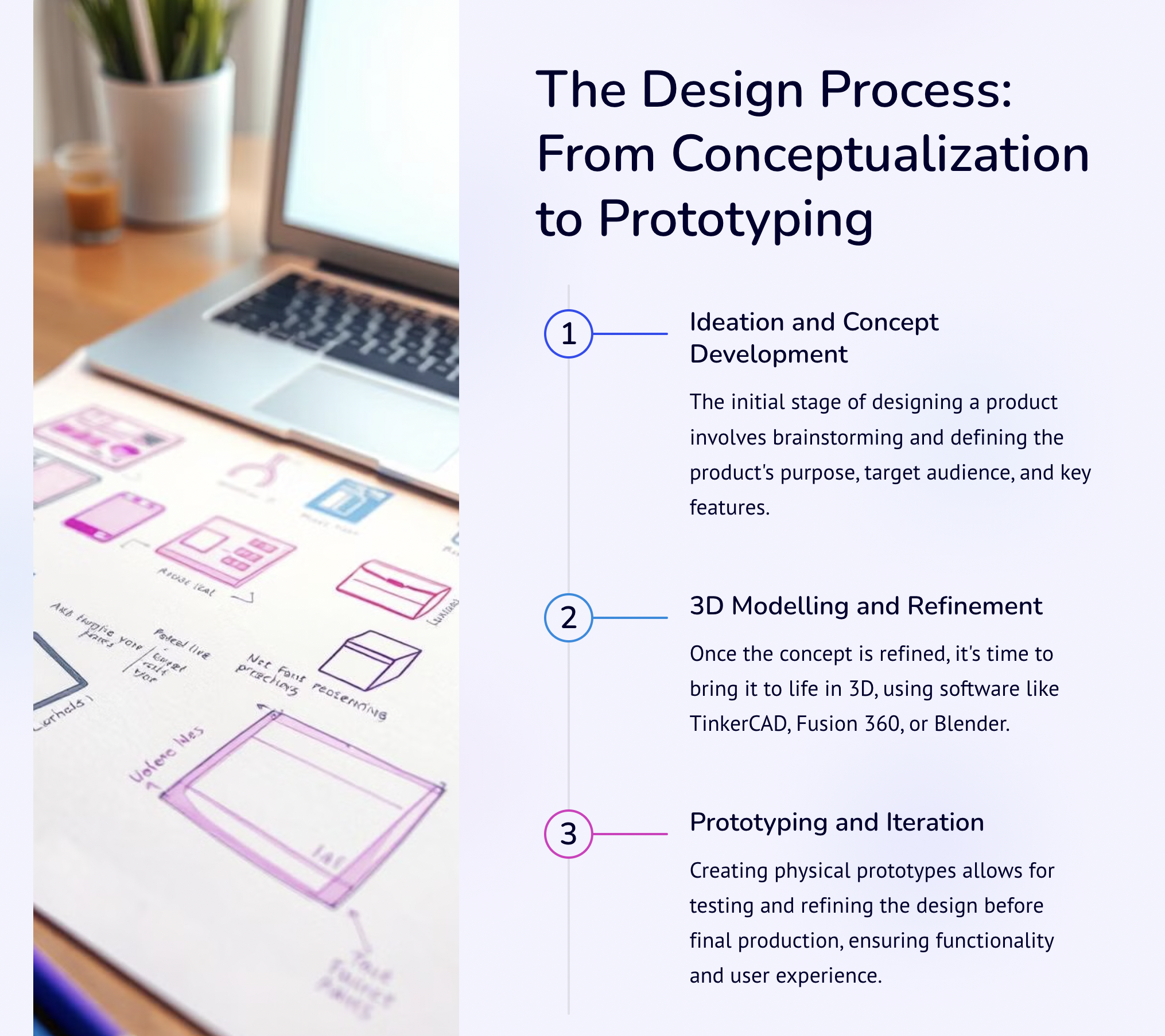 The Design Process: From Conceptualization to Prototyping