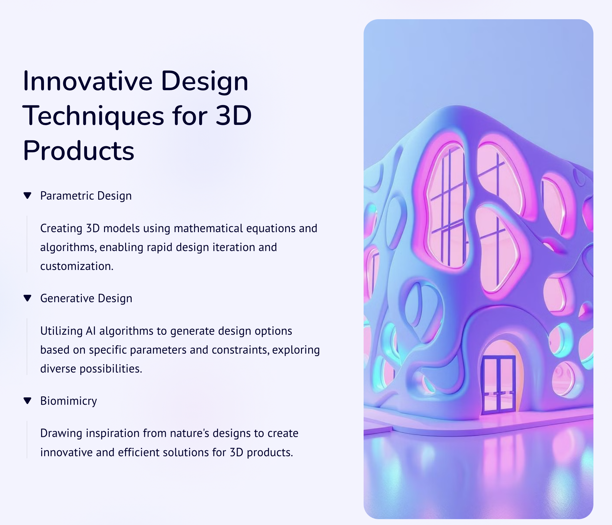 Innovative Design Techniques for 3D Products